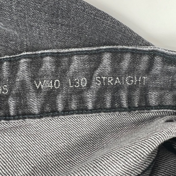 Calvin Klein Black Straight Leg Jeans Size 40 x 30 Men's - Picture 4 of 6